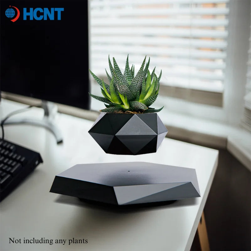 AeroGlow™ Magnetic Levitating Desk Planter