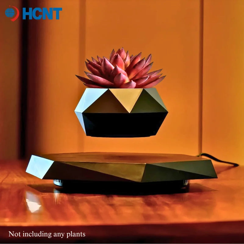 AeroGlow™ Magnetic Levitating Desk Planter