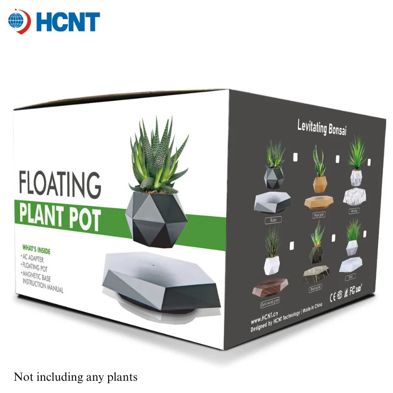 AeroGlow™ Magnetic Levitating Desk Planter