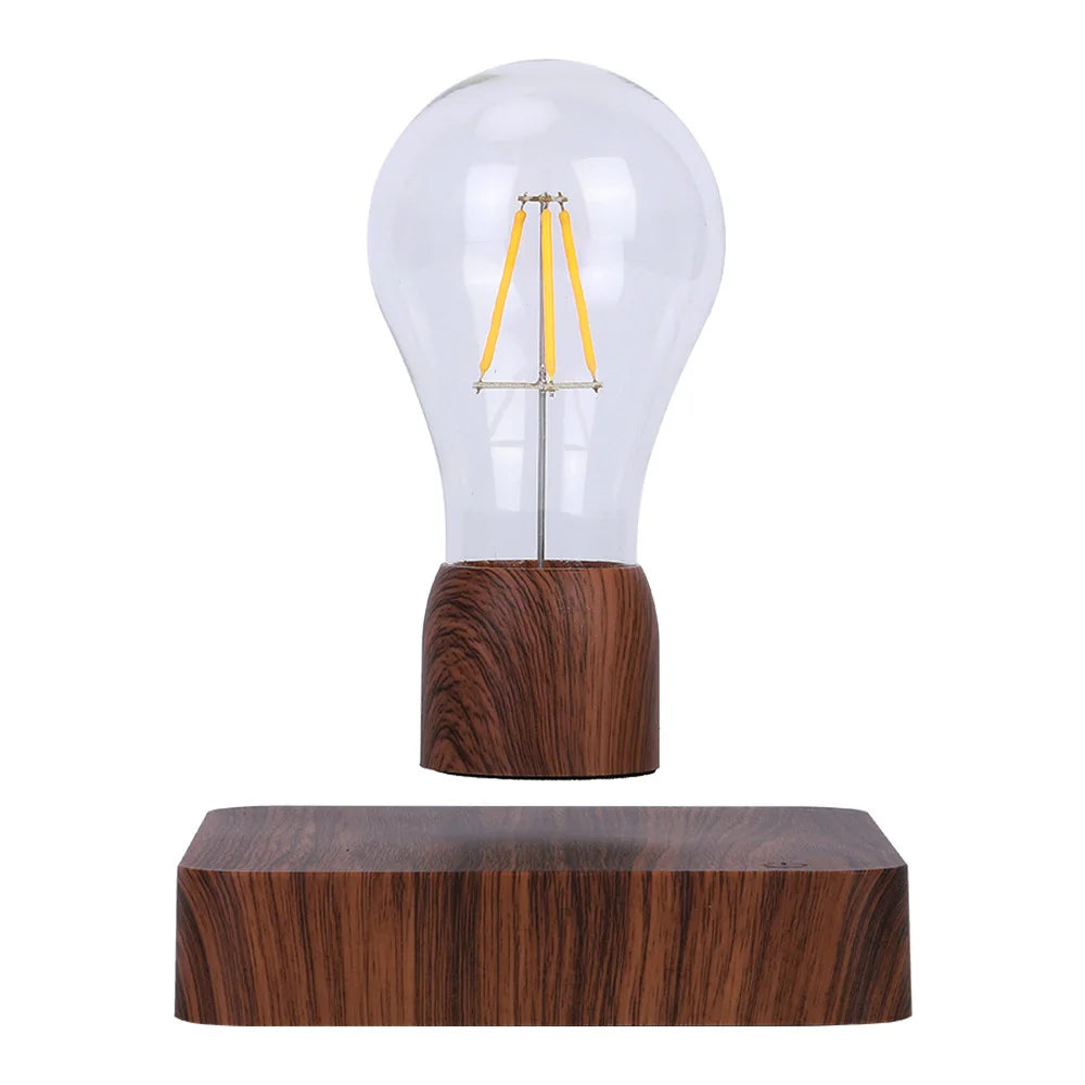 Magnetic Levitating Floating Wireless LED Light Bulb Desk Lamp for Unique Gifts Room Night Light Home Office Decor Tech Toy