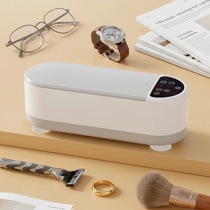 New Portable Ultrasonic Cleaner, 2 Modes USB Recharge, Cleans Jewelry & Eyeglasses, Great for Home & Travel Daily Care Use